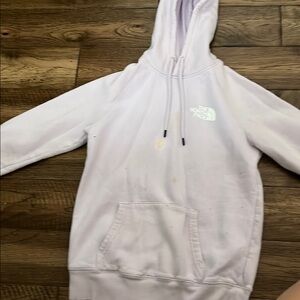 The North Face Light Gray Hoodie